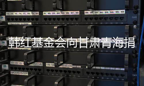 韩红会向 含资甘肃0万0万青海元物基金捐赠