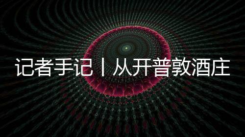 新酿葡萄庄到中国丨从关税餐桌敦酒东风下开普南非记者酒迎零来手记时刻