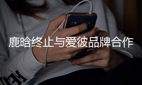 彼品系 牌合终止作关工作与爱鹿晗室发声明